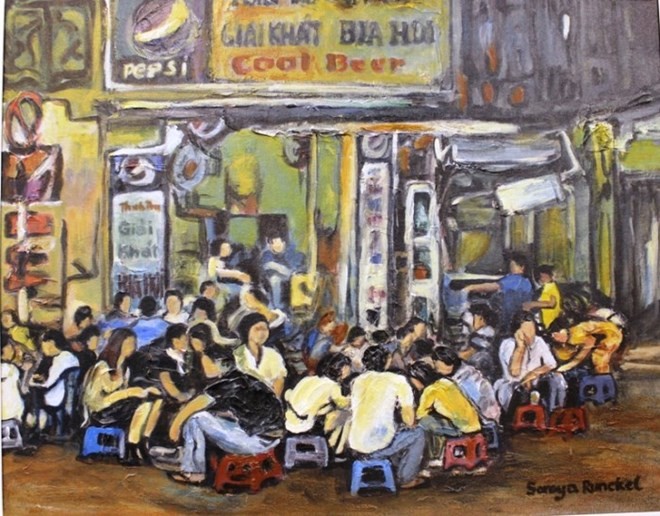  Painting exhibit marks Vietnam-US relations - ảnh 1